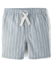 Boys Striped Linen-Blend 2-Piece Outfit Set - Linen Edit