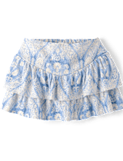 Girls Print Linen-Blend 2-Piece Outfit Set - Linen Edit