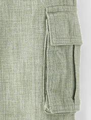 Boys Striped Linen-Blend 2-Piece Outfit Set - Linen Edit