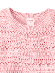 Girls Embroidered Linen-Blend 2-Piece Outfit Set - Linen Edit