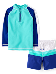 Boys Colorblock Swimsuit - Swim Shop