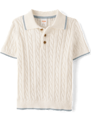 Boys Cable Knit 2-Piece Outfit Set - Enchanted Garden