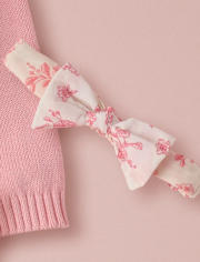 Baby Girls Hello Kitty® Applique Floral 2-Piece Outfit Set