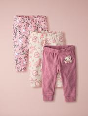 Baby Girls Hello KittyÂ® Floral Toile 6- Piece Outfit Set