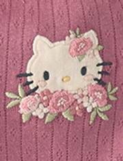 Baby Girls Hello Kitty® Floral Toile 6- Piece Outfit Set