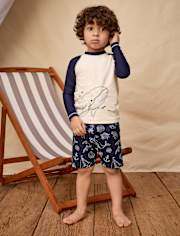 Boys Sea Creature Swimsuit - Swim Shop