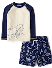 Boys Sea Creature Swimsuit - Swim Shop