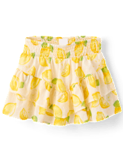 Girls Embroidered Stamp 2-Piece Outfit Set - Amalfi Coast