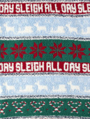 Adult Fairisle Sleigh Blanket