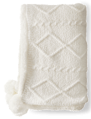 Adult Cable Knit Cozy Blanket