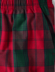 Mens Flannel Pajama Shorts