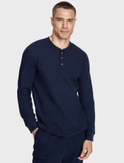 Mens Thermal Pajama Top