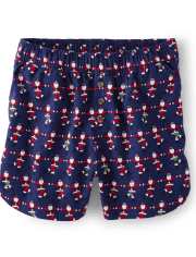 Pantalones Shortsde pijama de franela para mujer