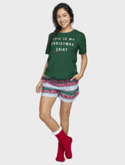 Womens Flannel Pajama Shorts
