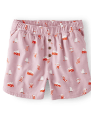 Womens Flannel Pajama Shorts