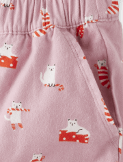 Womens Flannel Pajama Shorts