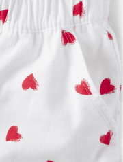 Pantalones cortos de pijama de franela para mujer