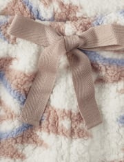 Womens Mommy And Me Print Sherpa Pajamas