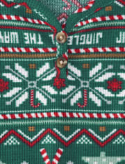 Womens Matching Family Fairisle Thermal Pajamas