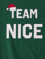 Camiseta para dormir unisex con estampado navideño para adultos