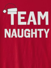 Camiseta para dormir unisex con estampado navideño para adultos
