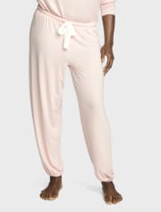 Womens Tie-Front Modal Pajama Pants