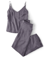 Womens Satin Pajamas