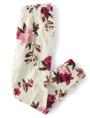 Womens Floral Thermal Pajama Pants