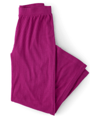 Pantalones de pijama de tobillo acanalado para mujer