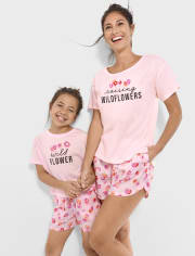 Womens Wildflowers Pajama Tee