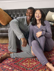 Coordinating Couple Pajamas - Classic Modal Collection