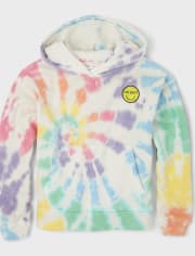 Tween Girls Tie Dye Cozy Hoodie