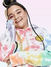 Tween Girls Tie Dye Cozy Hoodie