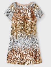 Tween Girls Sequin Swing Dress