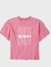 Tween Girls Oversized Graphic Tee