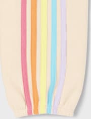Girls Rainbow Cozy Campus Pants