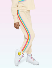 Tween Girls Rainbow Jogger Pants