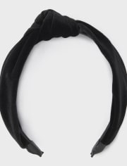 Diadema con nudo superior de terciopelo