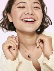 Tween Girls Yin Yang Necklace 2-Pack