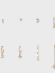 Tween Girls Celestial Earrings 4-Pack