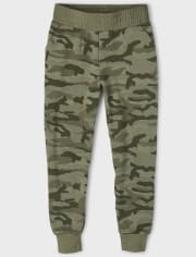 Teen Girls Camo Knit Cozy Jogger Pants SAGE POND The Children s Place