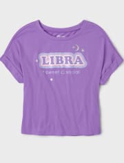 Libra Zodiac Pajama Tee