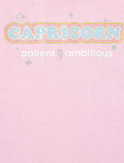 Tween Girls Capricorn Zodiac Pajama Tee