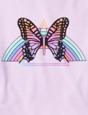 Pijama de mariposa para niñas preadolescentes