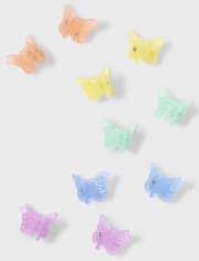 Tween Girls Butterfly Hair Clip 10-Pack