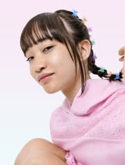 Tween Girls Butterfly Hair Clip 10-Pack