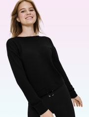 Sudadera con espalda retorcida para niñas Tween