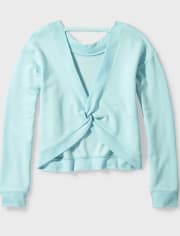 Tween Girls Twist Back Sweatshirt