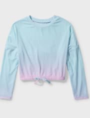 Top Dolman degradado para niñas Tween
