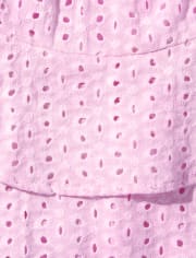 Tween Girls Eyelet Tiered Skirt